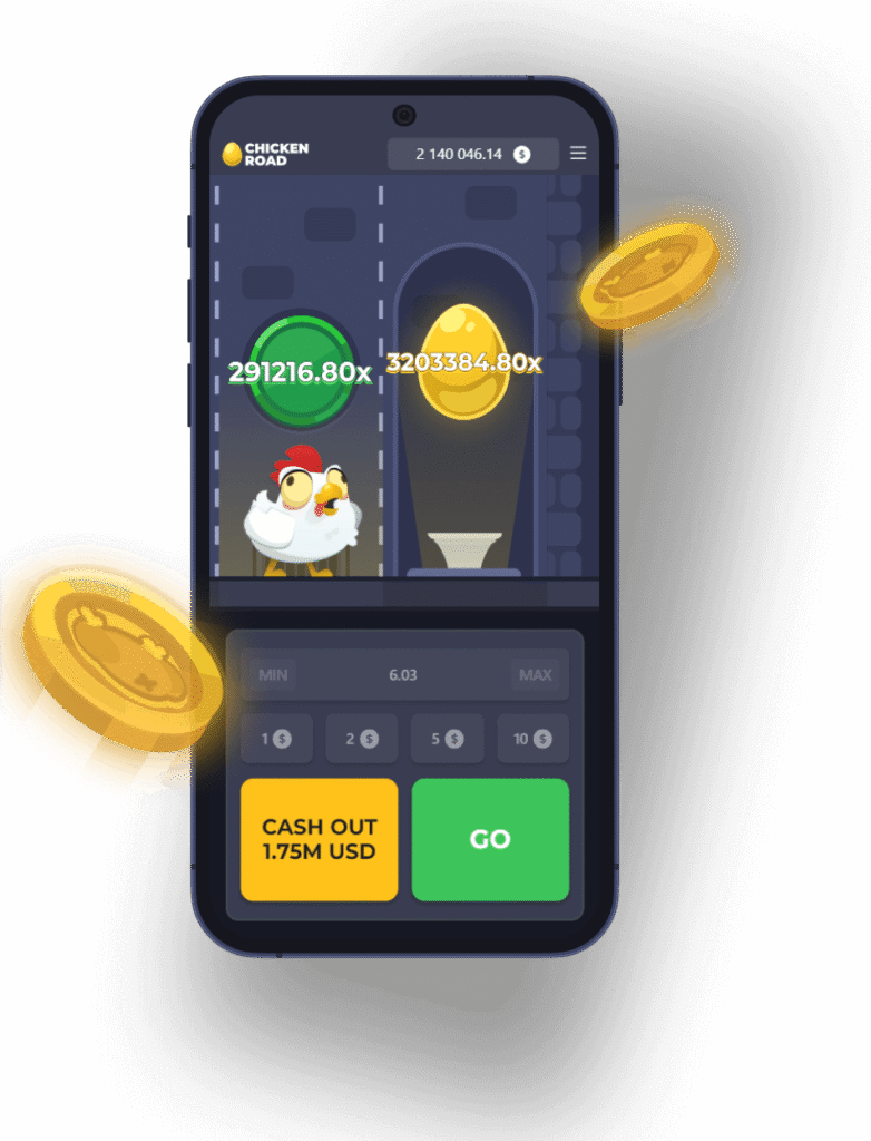 ChickenRoad su mobile
